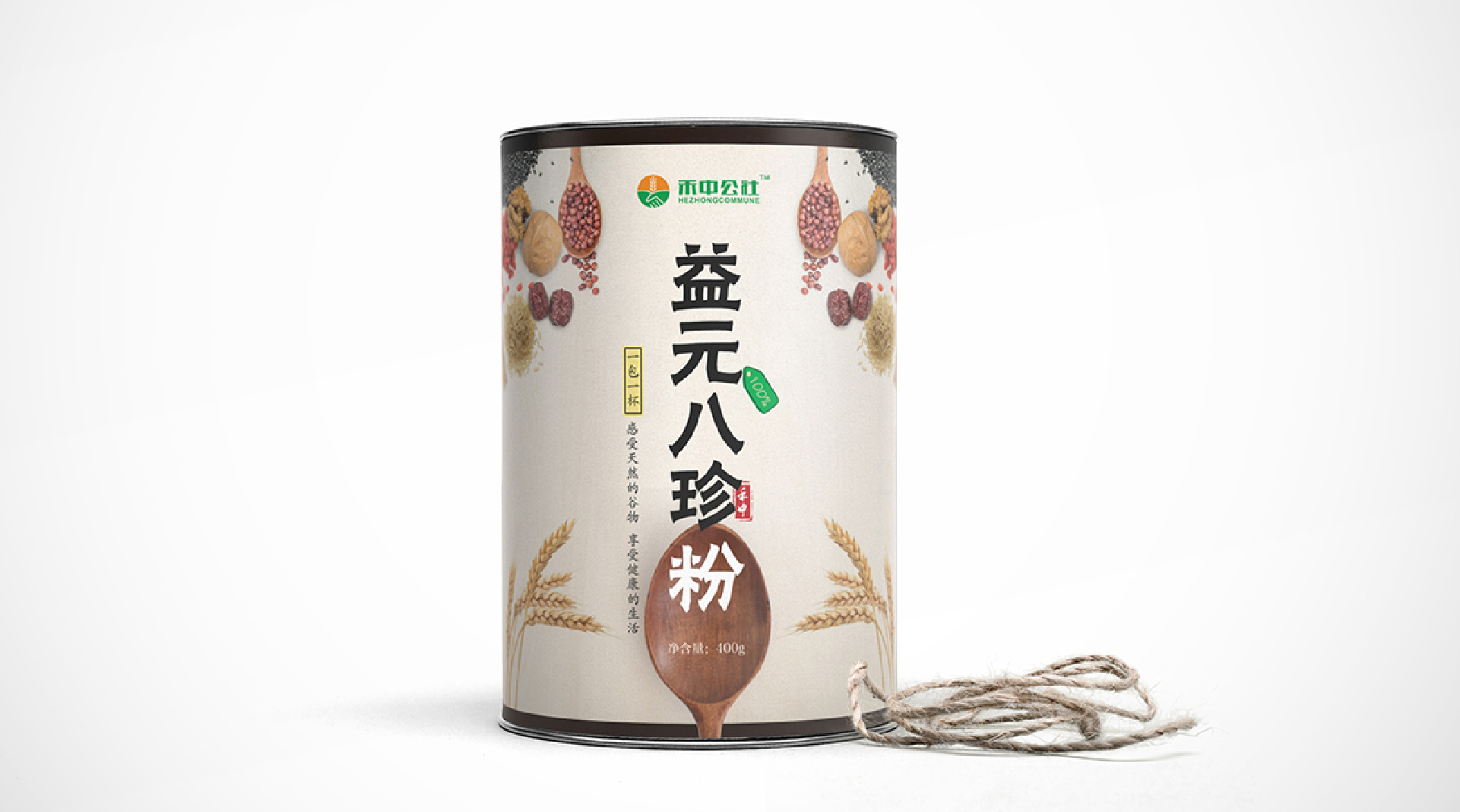 食材品牌設(shè)計策劃|禾中公社粥包裝設(shè)計