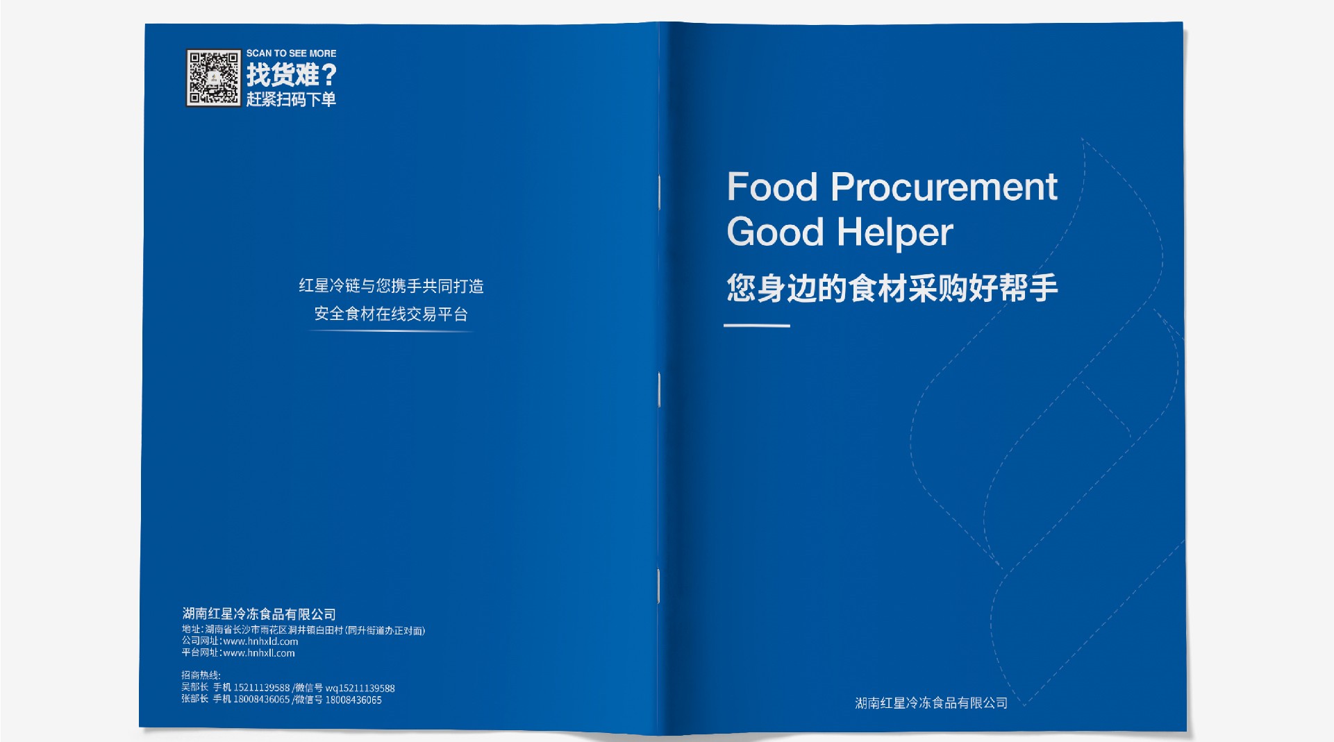 紅星冷鏈集團(tuán)冷凍食品宣傳畫冊設(shè)計